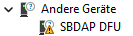 SBDAP DFU kein Treiber